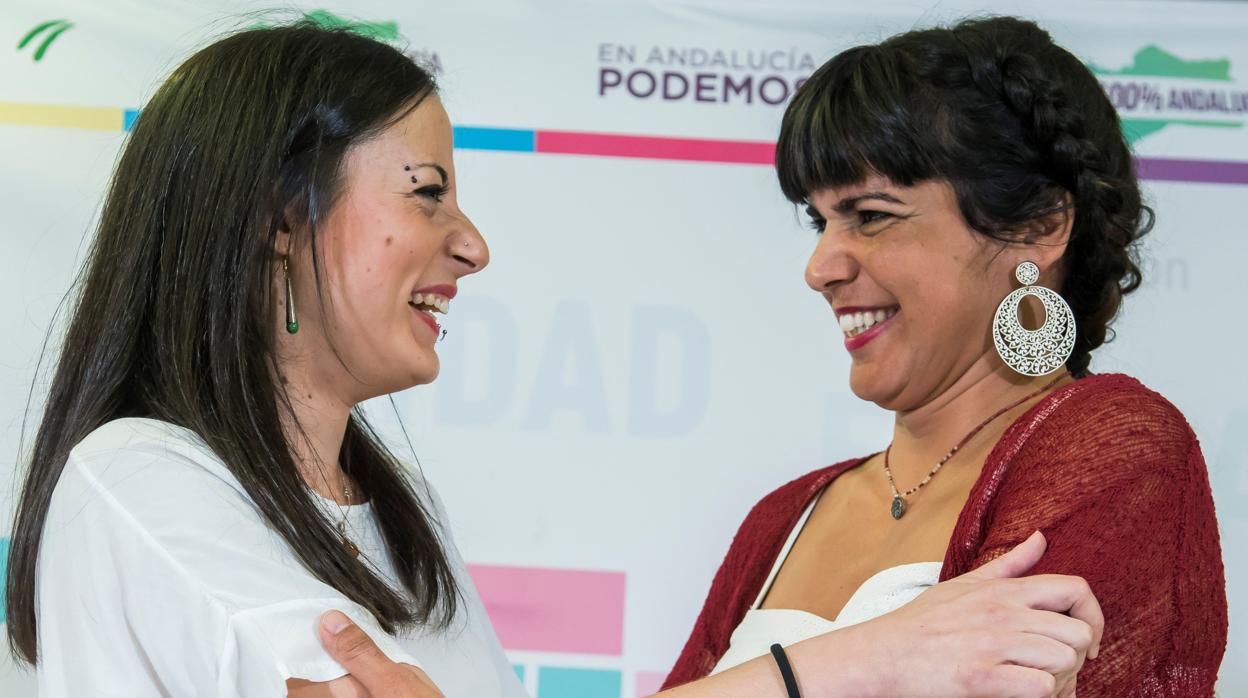 Isabel Franco y Teresa Rodríguez, dos de las aspirantes en las primarias que se han impugnado