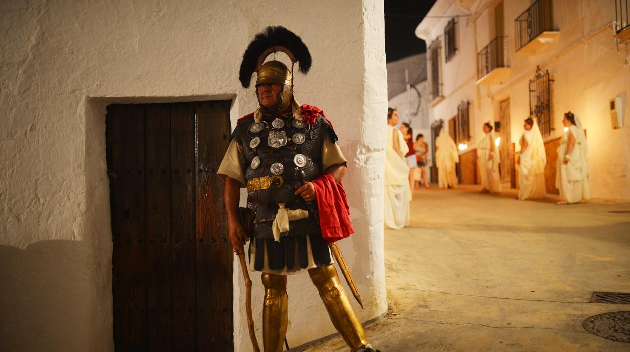 Figurantes de Festum-Jornadas Iberorromanas en su edición anterior