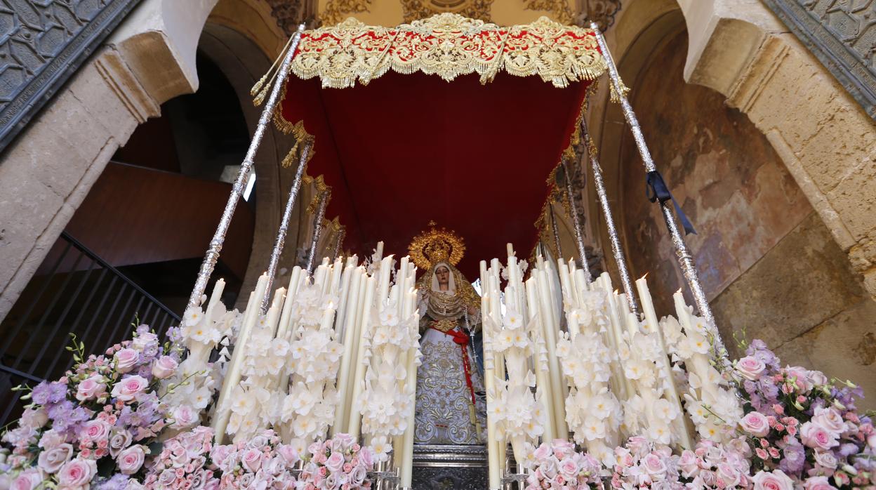 La Virgen de la Salud, el pasado Martes Santo