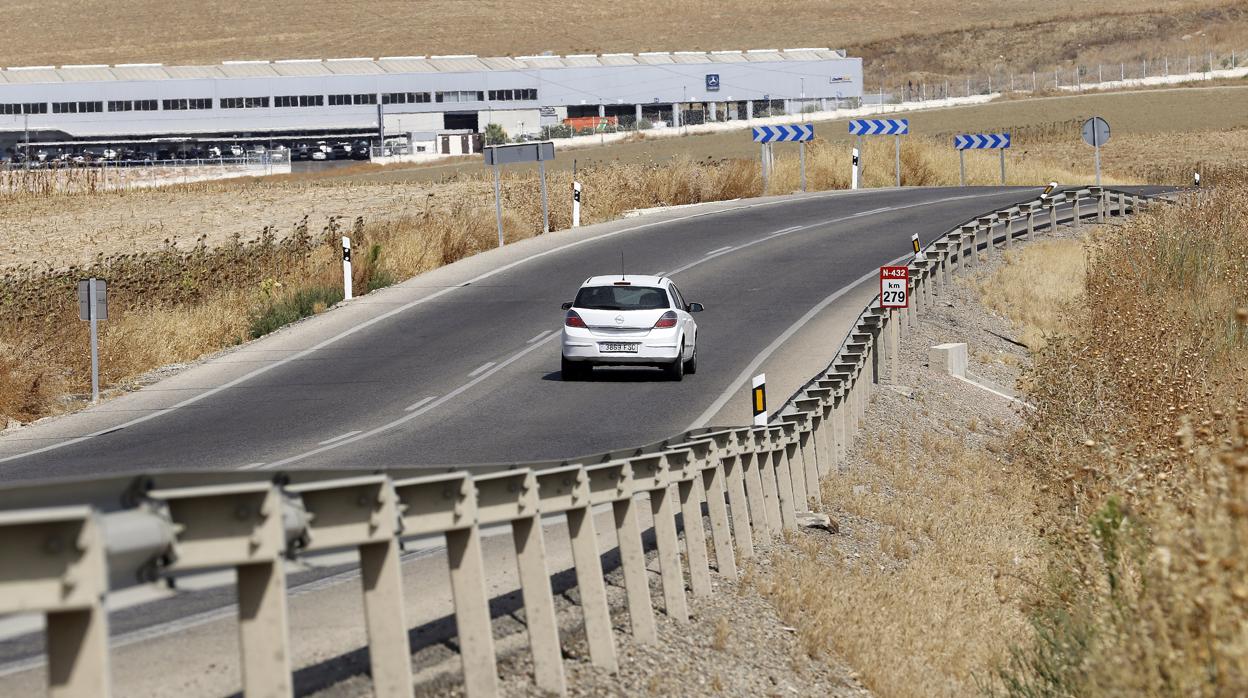 La carretera nacional 432, a su paso por Córdoba, en una imagen reciente