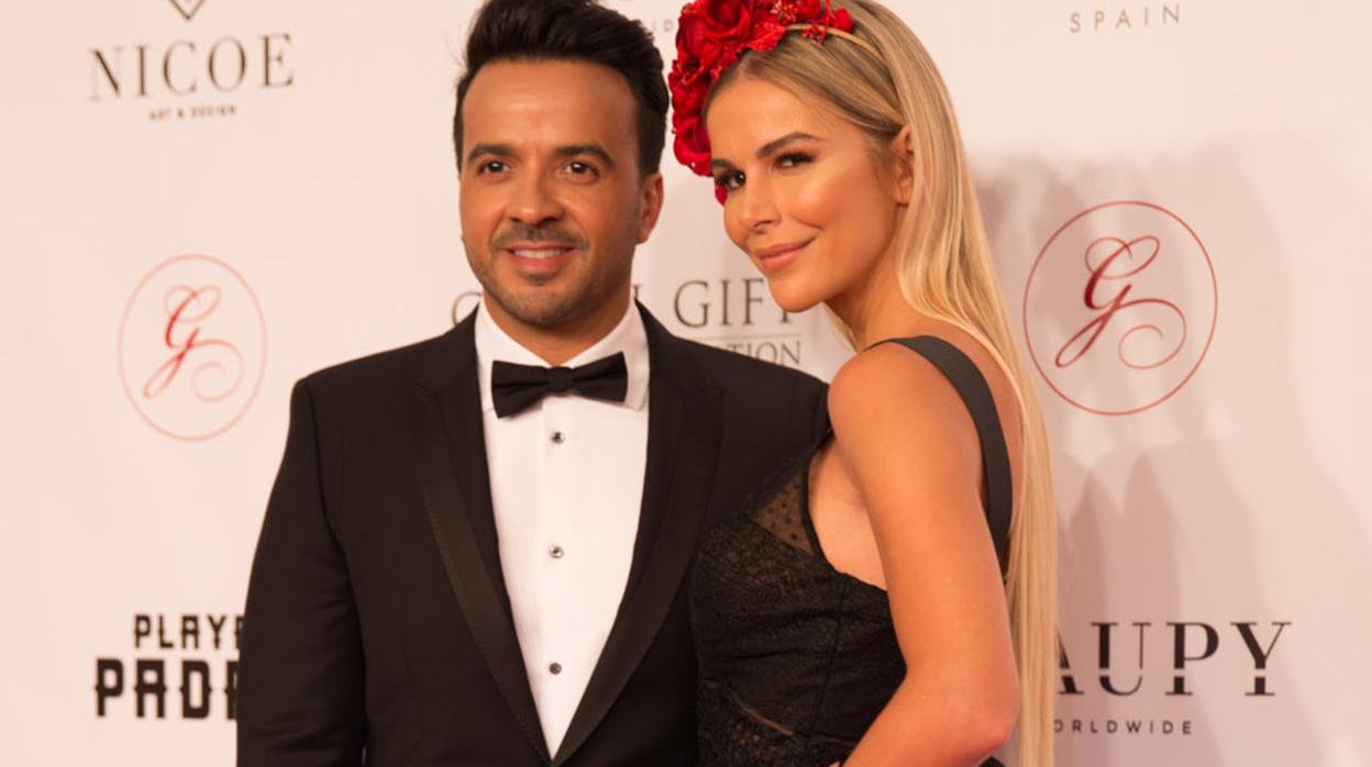 Luis Fonsi y Águeda López en la gala de Global Gift