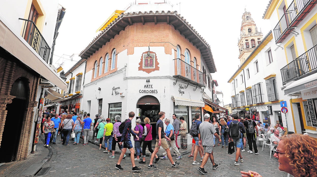 Turistas en el centro de Córdoba