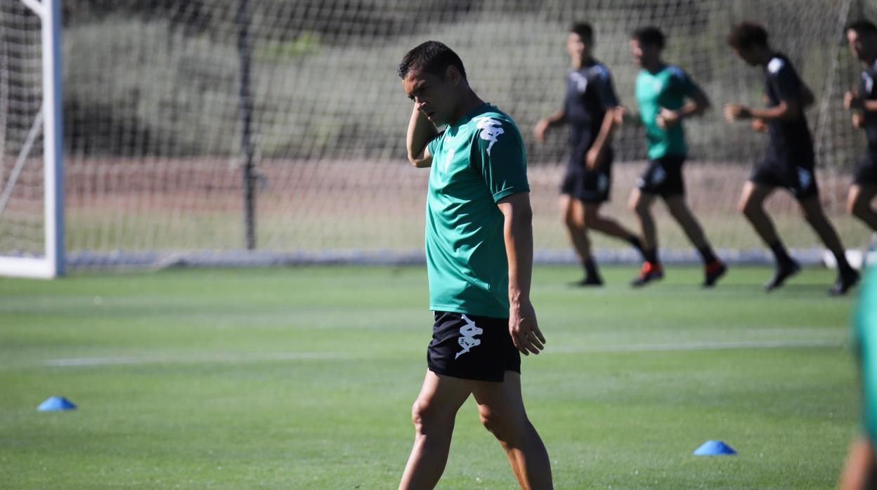 Francisco, en un entrenamiento