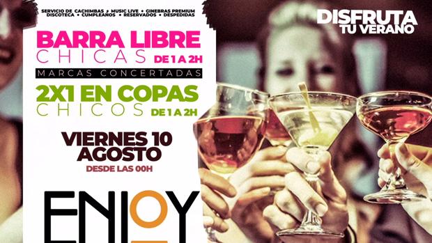 Expedientan a un local en Islantilla por publicidad sexista al promocionar copas gratis sólo para mujeres