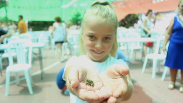 Los Llanos del Espinar comienza su feria con una carrera de ranas