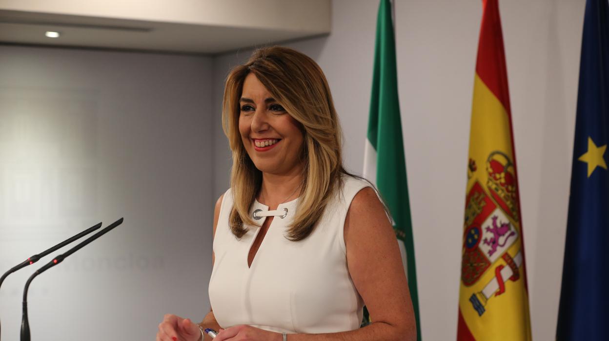 La presidenta de la Junta de Andalucía, Susana Díaz