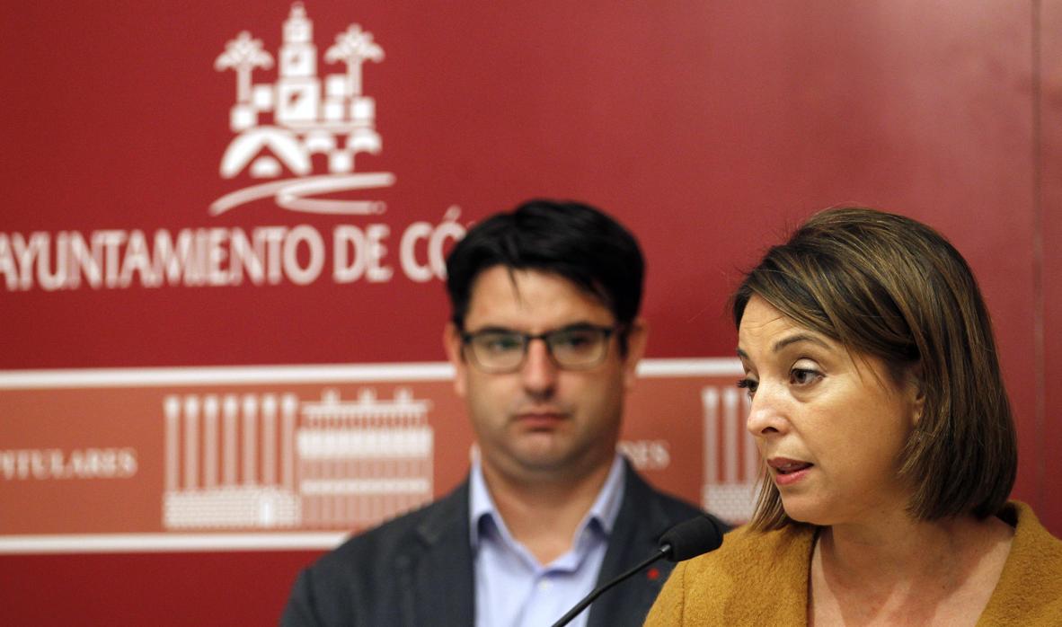 Rueda de prensa de Isabel Ambrosio y Pedro García