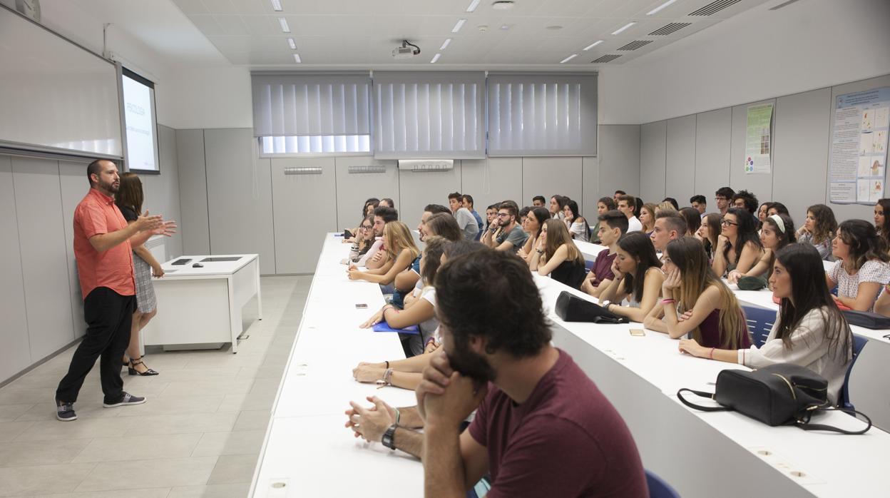 El inicio del curso escolar en la Loyola el curso pasado