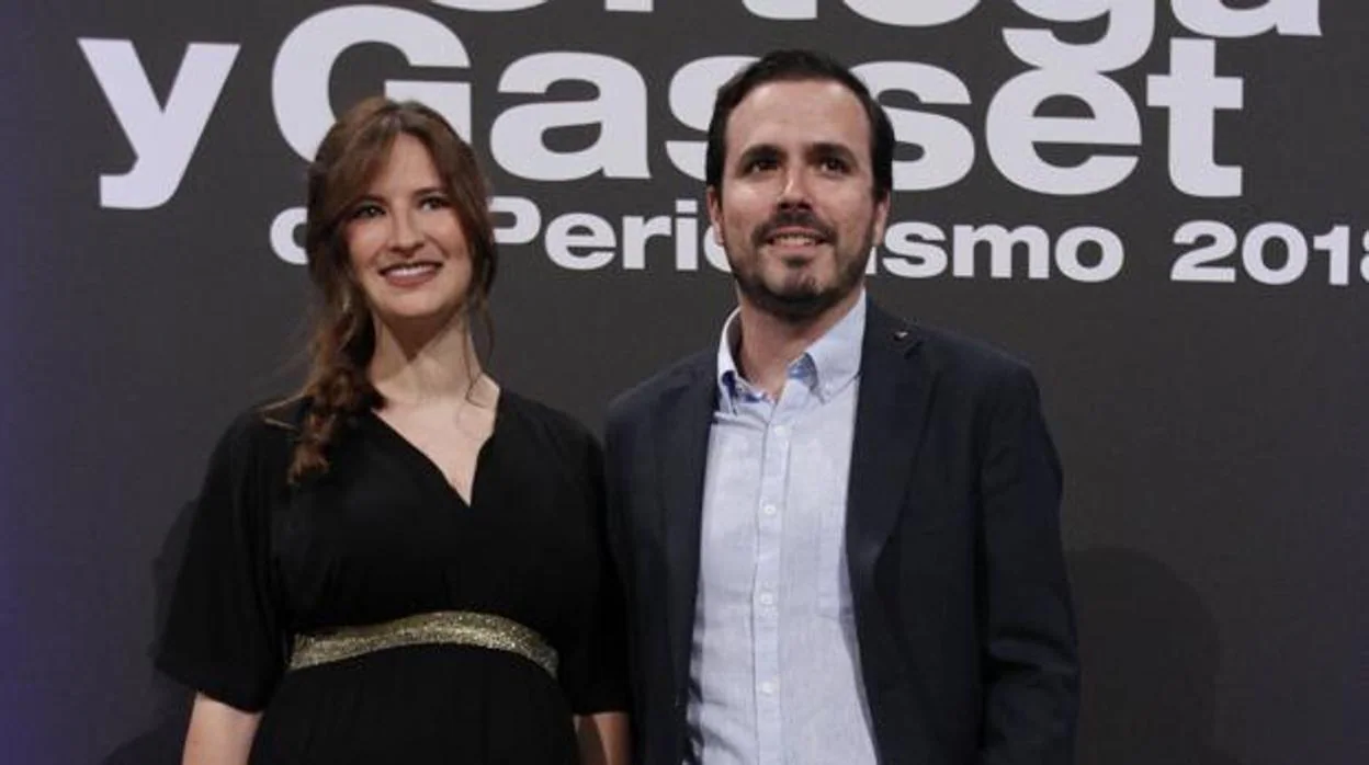 Alberto Garzón y su mujer, Anna Ruiz