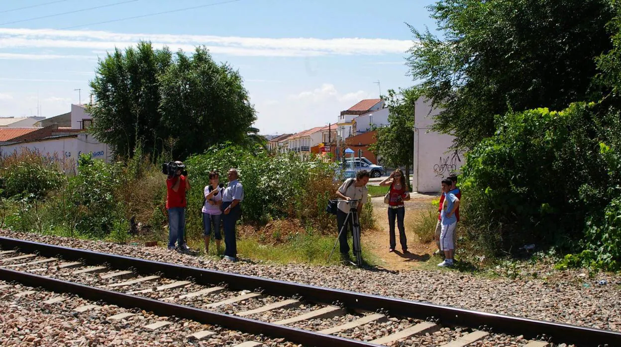 Imagen de archivo del paso del ferrocarril por el municipio de Posadas, en Córdoba