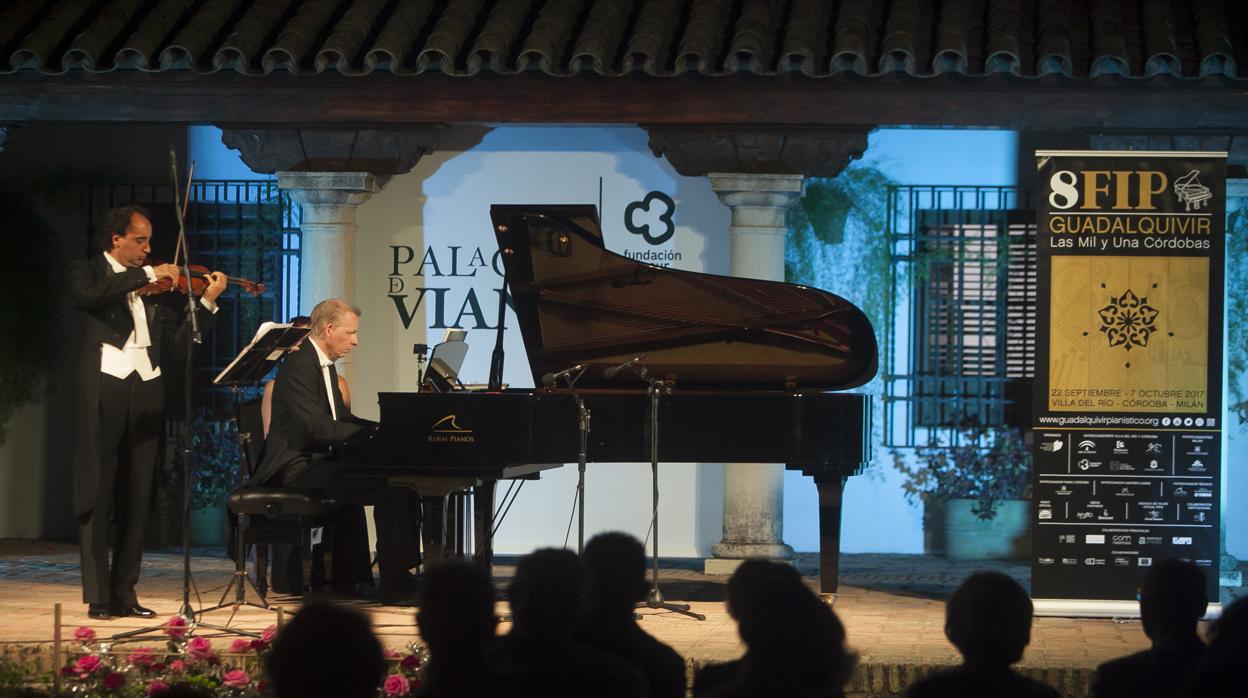 Concierto de piano en la octava edición del FIP celebrada en el Palacio de Viana