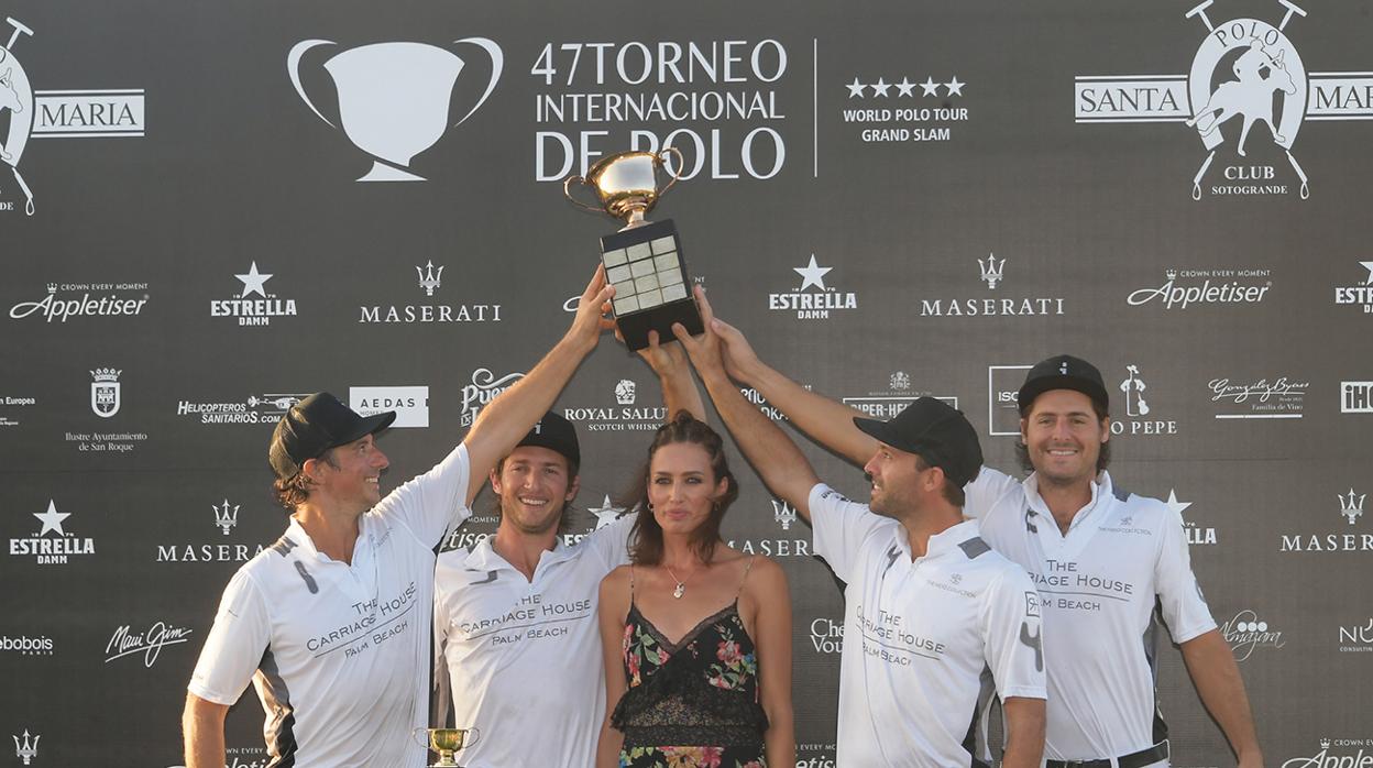 Nieves Álvarez, en el Campeonato Internacional de Polo