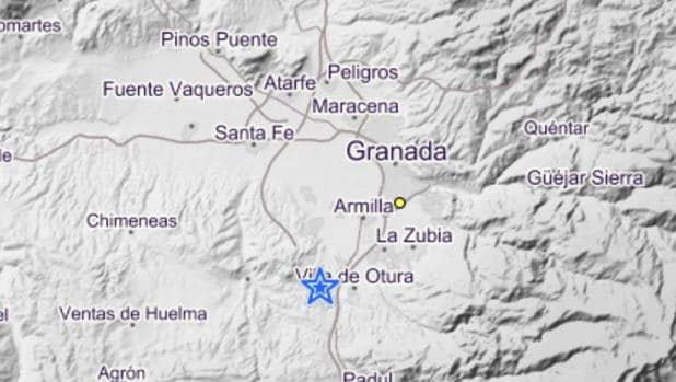 Un breve pero potente terremoto sacude Granada