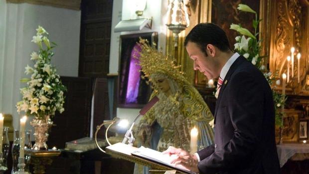 Vicente Rodríguez, pregonero de la Semana Santa de Cádiz de 2019