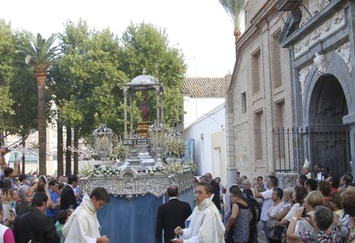 Procesión de la Virgen de la Fuensanta en 2013