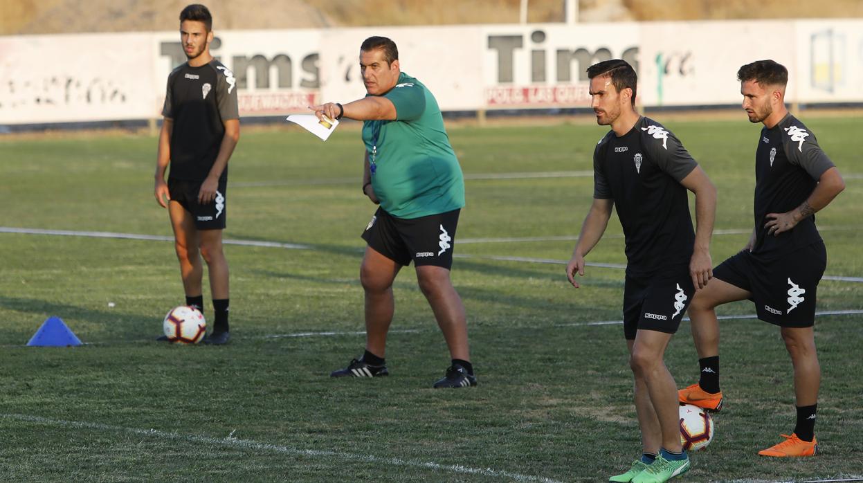 El entrenador del Córdoba CF, José Ramón Sandoval