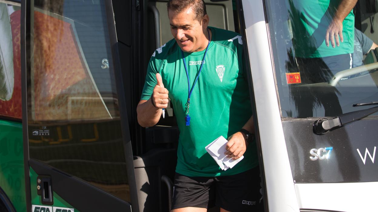 El entrenador del Córdoba CF, José Ramón Sandoval