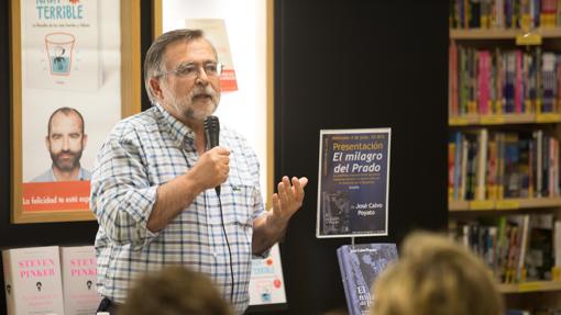 José Calvo Poyato, durante la presentación de un libro en Córdoba