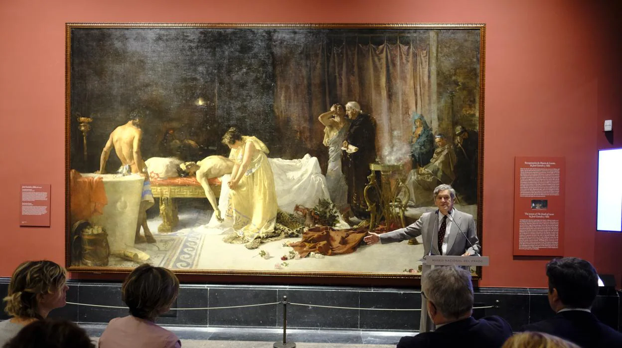 Presentación de «La muerte de Lucano» tras su restauración