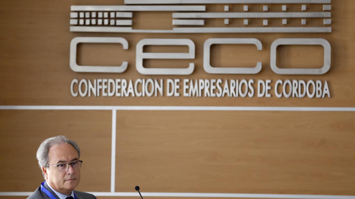 Antonio Díaz, en la sede de CECO