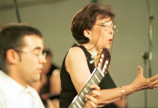 Actuación en el Festival de La Guitarra de Córdoba de 2001 con Javier Riba
