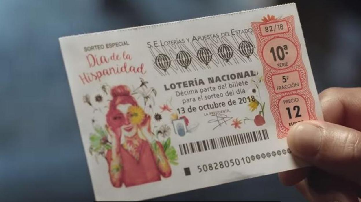 Billete del Sorteo de Especial de la Hispanidad