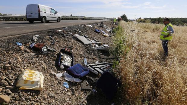 Muere un joven de 23 años y otro resulta herido leve en una salida de vía en la A-424, en Pozoblanco (Córdoba)