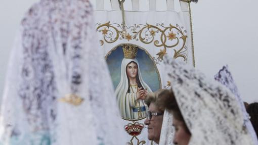 Procesión de la Virgen de Fátima