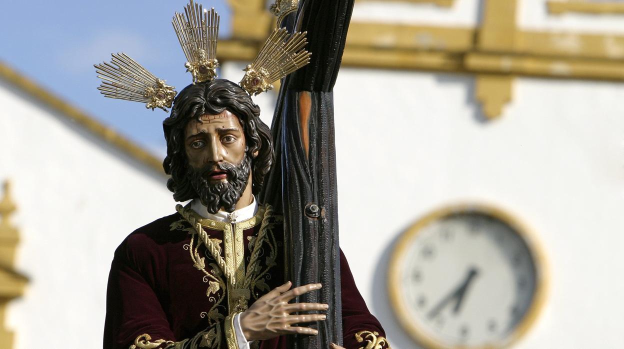 El Señor de los Reyes de Córdoba durante su salida procesional el Lunes Santo