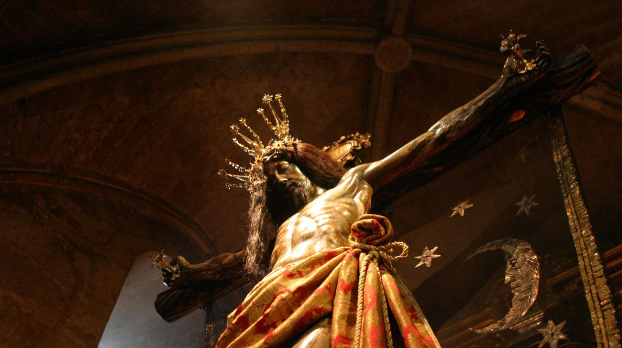 Santísimo Cristo del Remedio de Ánimas en la parroquia de San Lorenzo Mártir