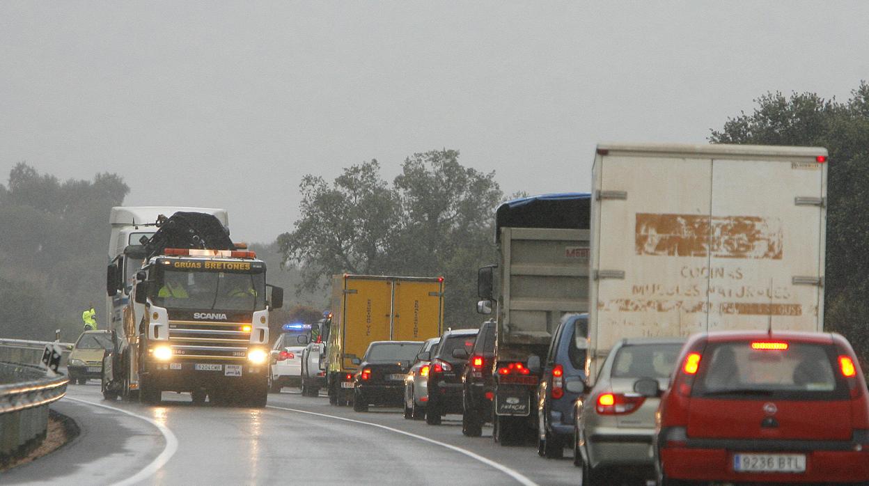 Carretera N-432, cerca de Cerro Muriano en Córdoba