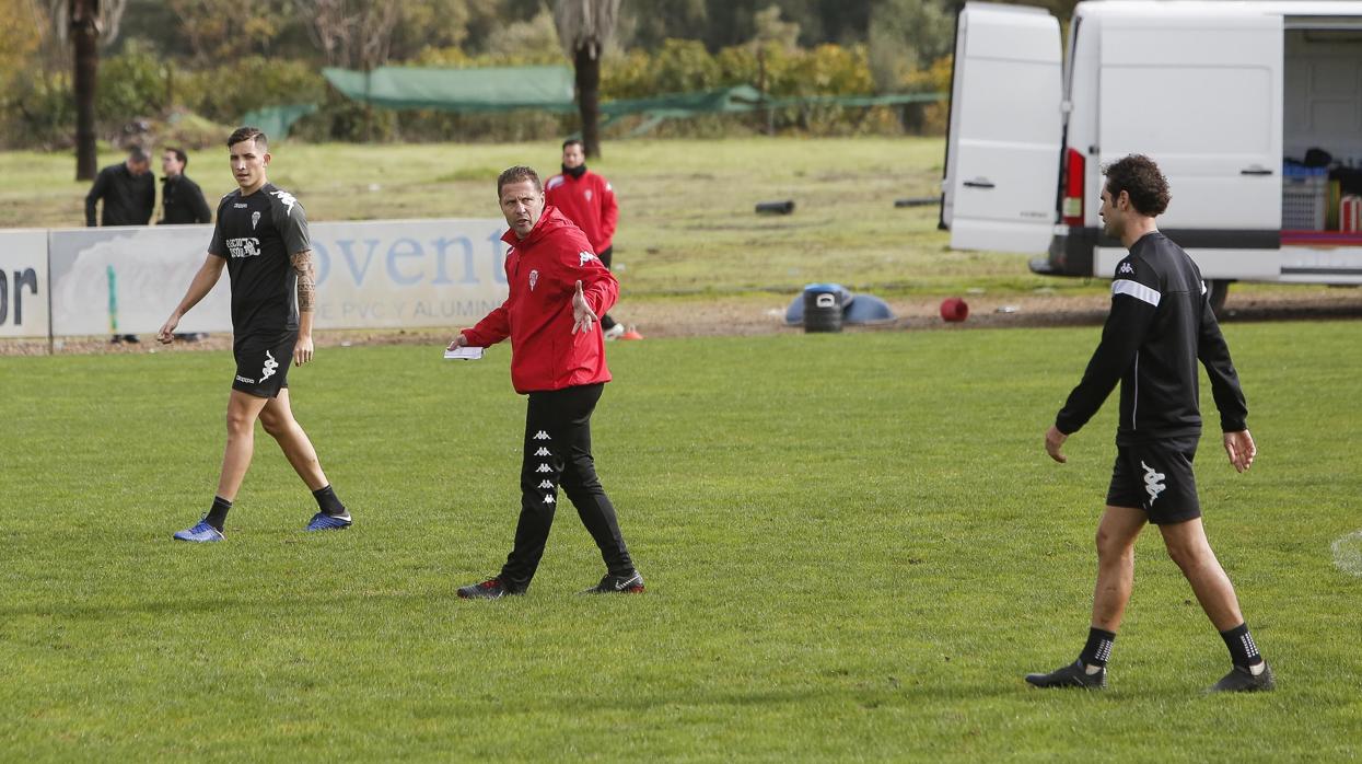 Curro Torres durante un entrenamiento