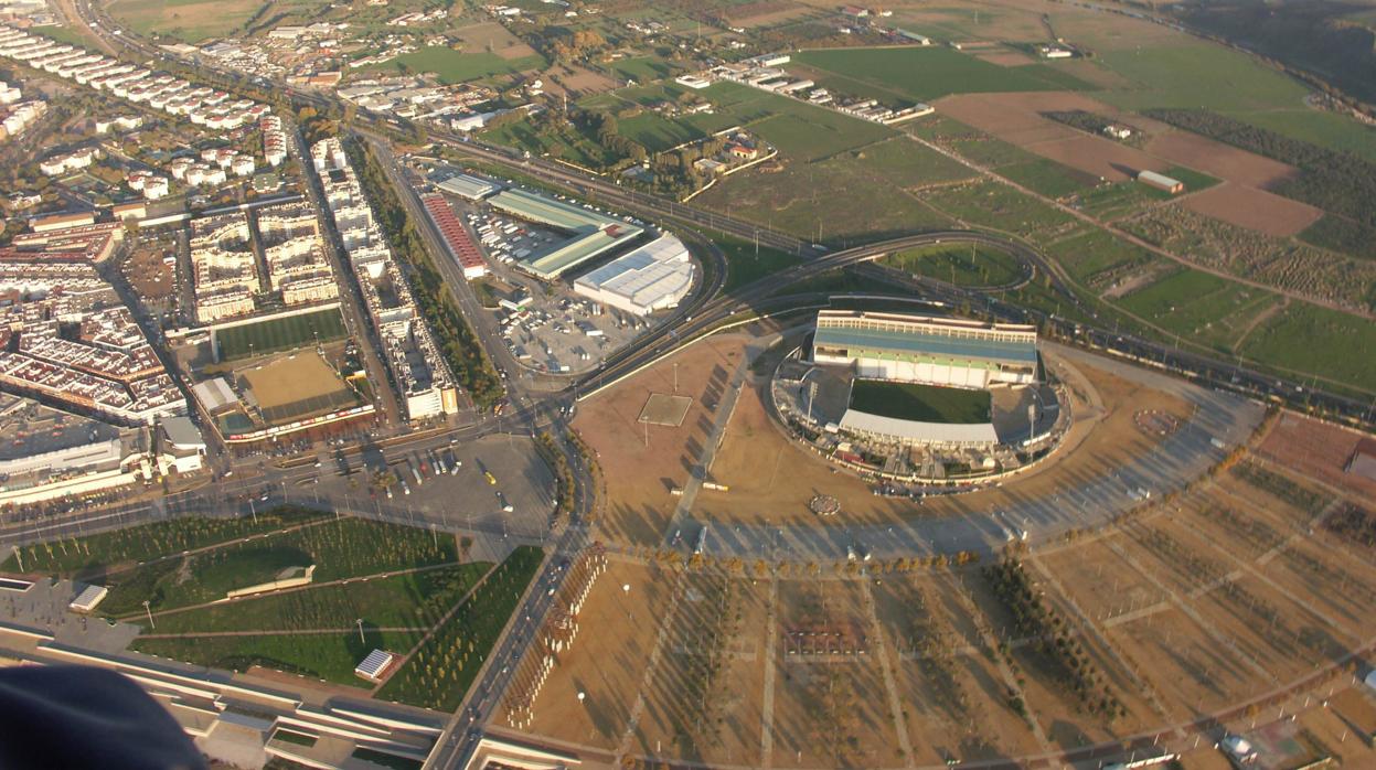 El estadio municipal El Arcángel está en la zona del Plan Especial del Arenal