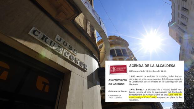 El Ayuntamiento de Córdoba usa «Foro Romano» para la calle Cruz Conde sin que acaben los trámites