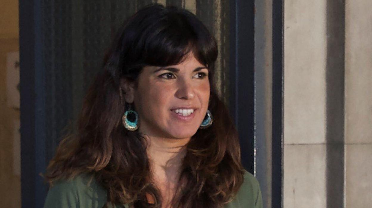 Teresa Rodríguez, el día que ratificó la denuncia contra el empresario Manuel Muñoz