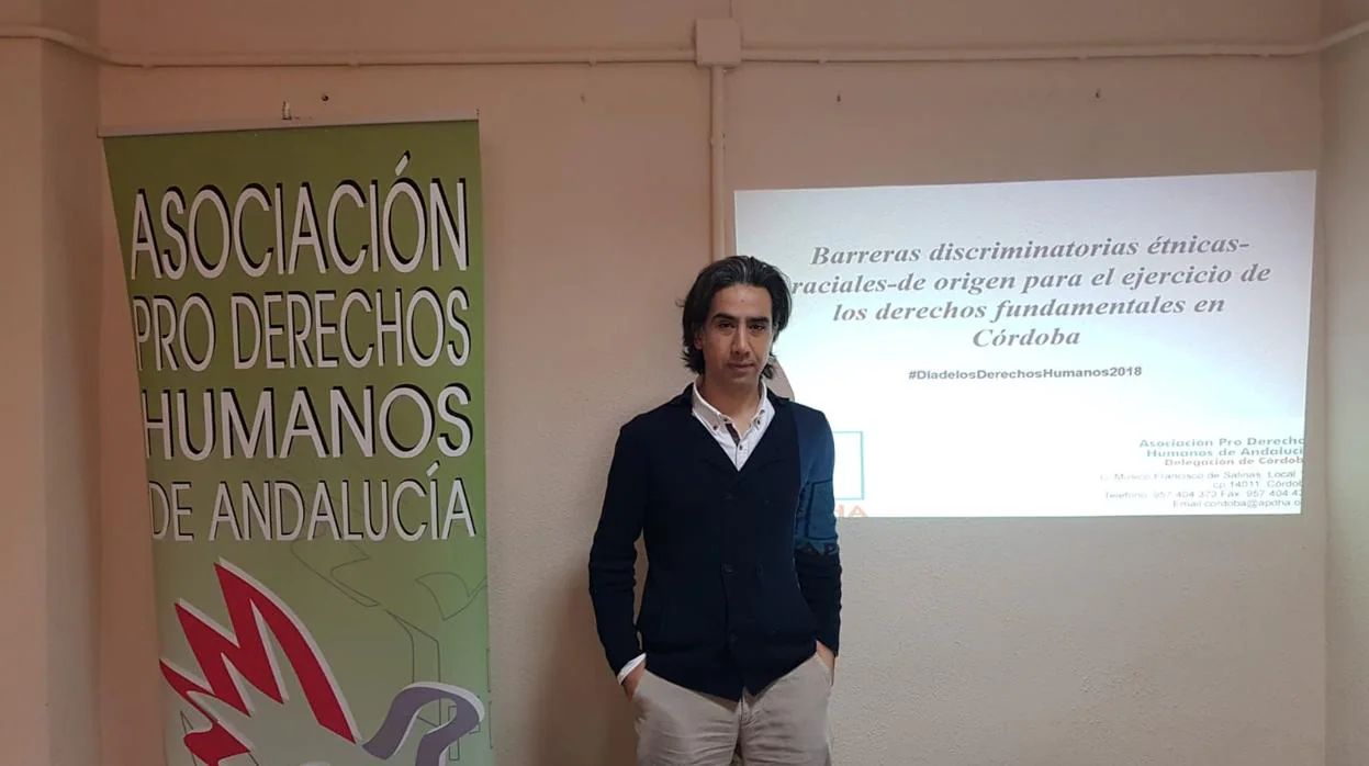 Carlos Arce, delegado de APDH-A en Córdoba