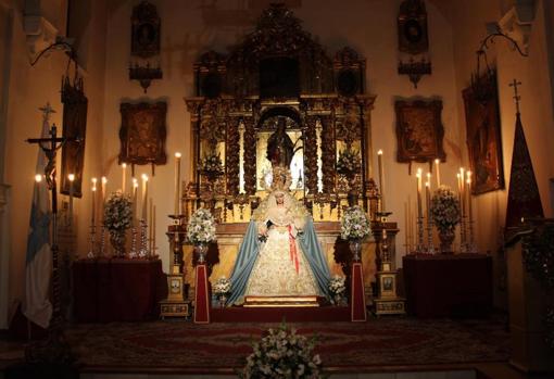 Besamanos de Nuestra Señora de la Salud de la hermandad de la Agonía de Córdoba