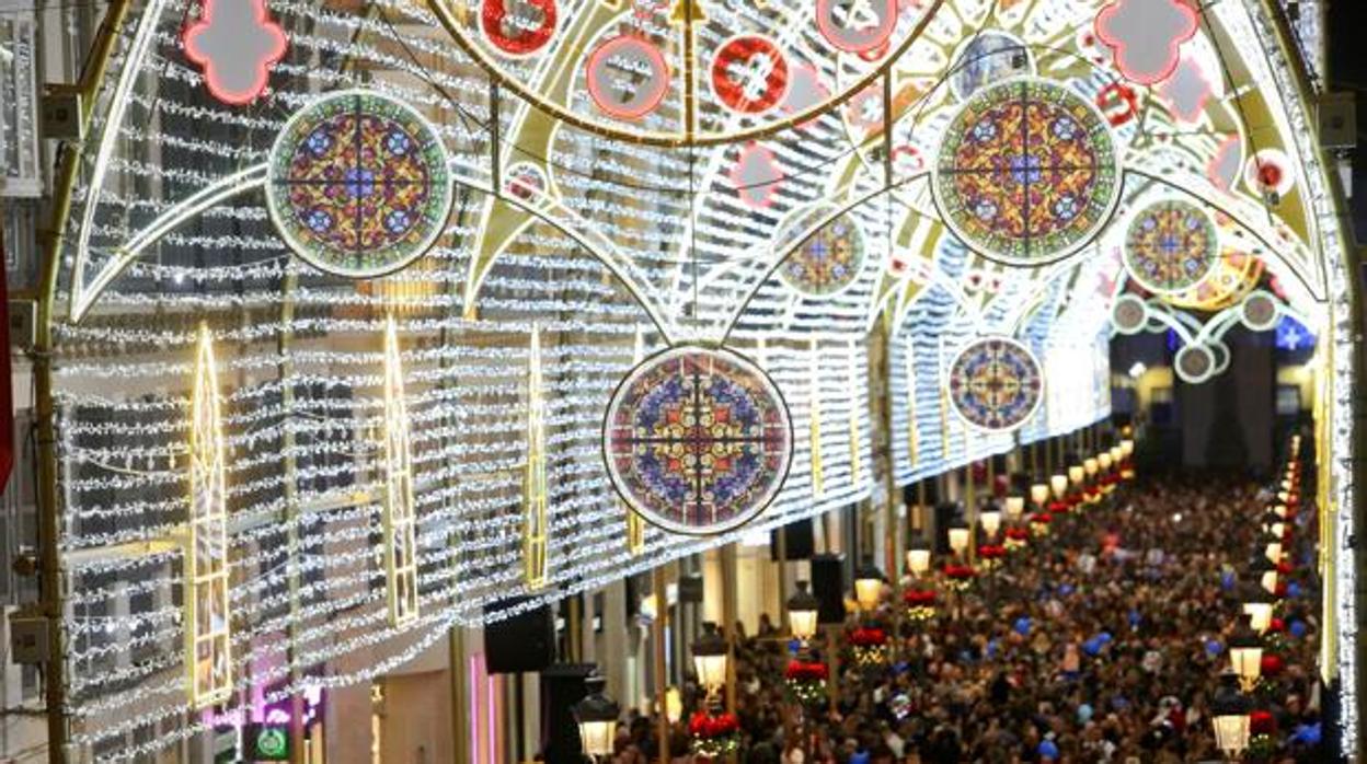 Luces de Navidad en Málaga