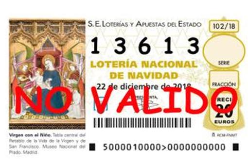 Lotería de la hermandad de la Entrada Triunfal de Córdoba