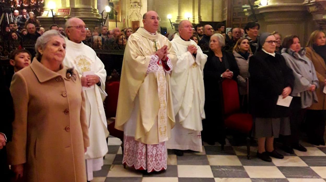 Francisco Jesús Orozco, en un momento de la ceremonia