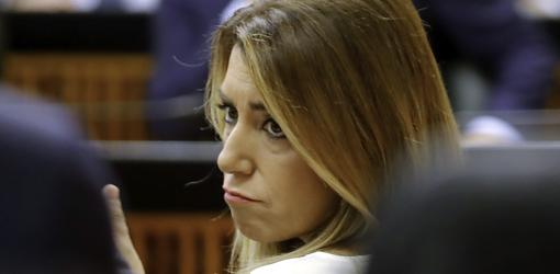 Susana Díaz, en el Parlamento andaluz