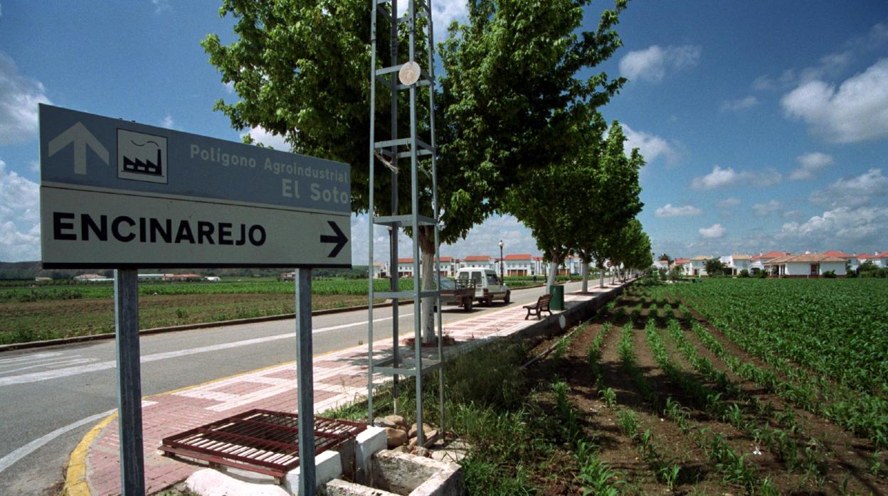 Entrada a la entidad local autónoma de Encinarejo en Córdoba