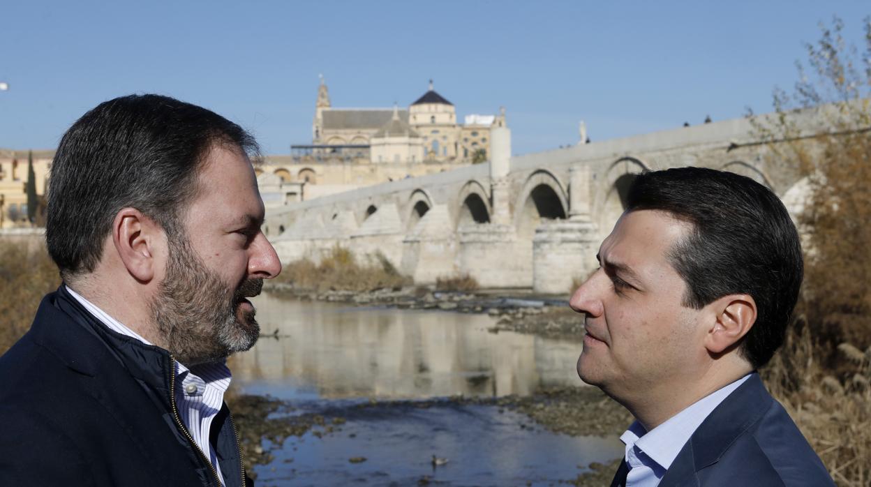 Adolfo Molina y José María Bellido en el acto de presentación de la precampaña municipal del PP