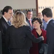 Rajoy, Santamaría y Casado