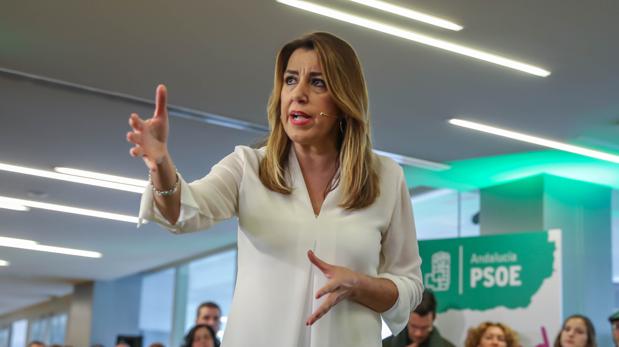 Susana Díaz, a Albert Rivera: «El tiempo dirá si para los sillones de Bosquet y Marín merecía la pena pactar con el demonio»