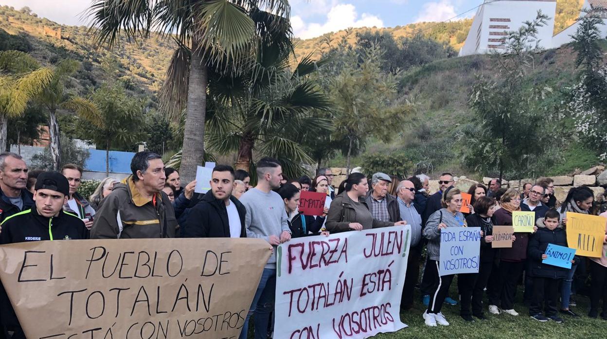 Manifestación por Julen y en apoyo a su familia