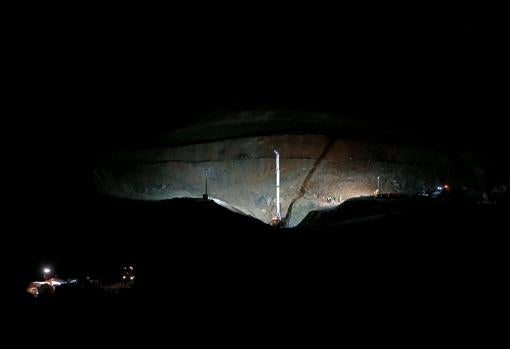 El Cerro de la Corona, la pasada noche