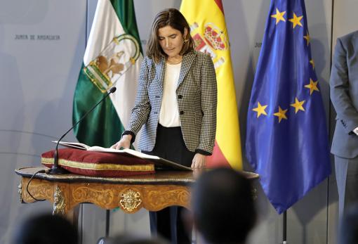 Rocío Blanco, en su toma de posesión