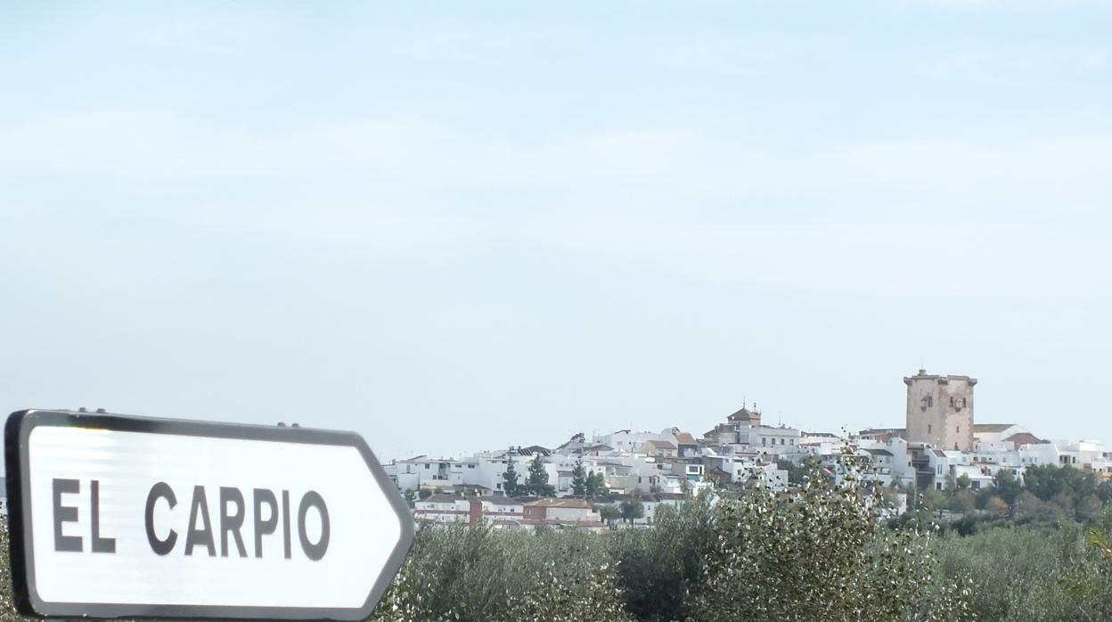Vista del municipio de El Carpio, donde ha tenido lugar el suceso