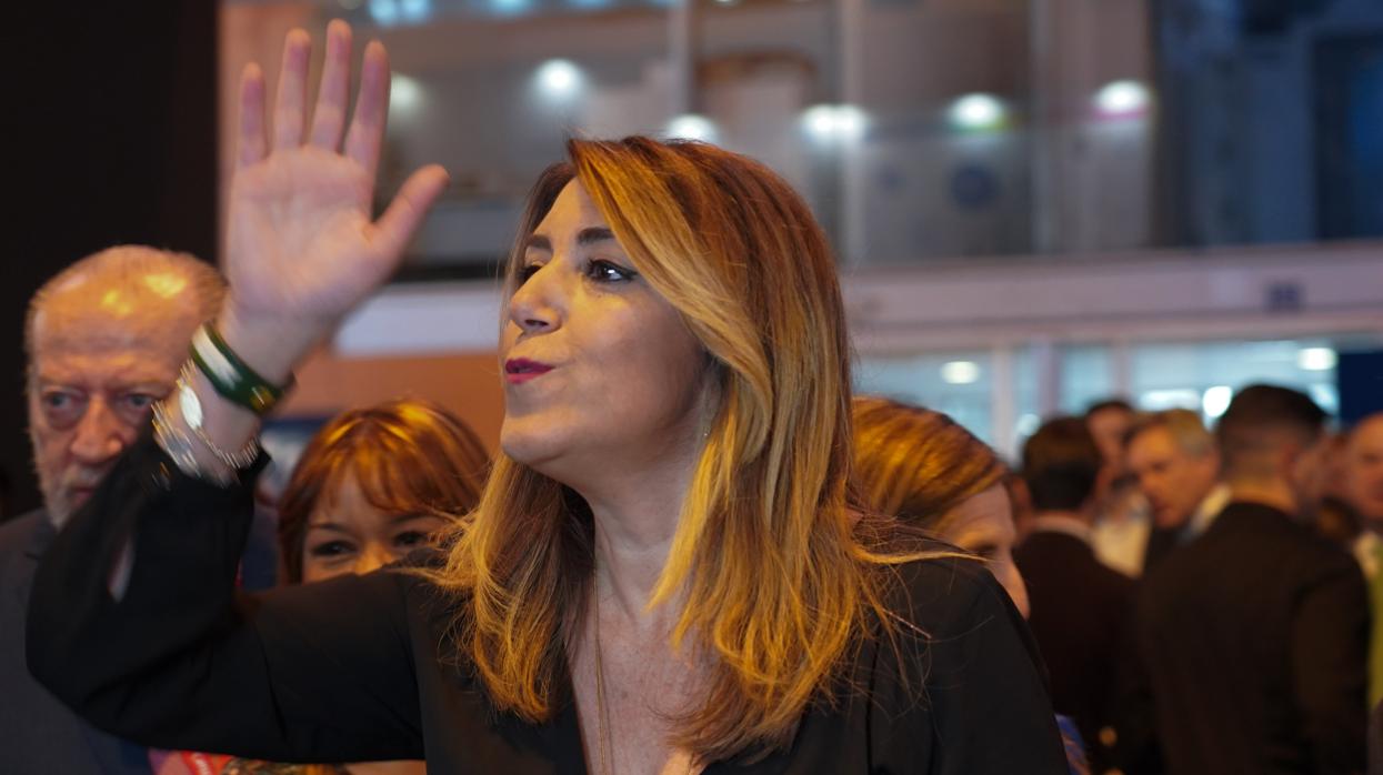 Susana Díaz, este jueves en Fitur en Madrid